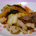にゃぁくん's cooksnap of when they made ✿豚肉と白菜の塩昆布炒め✿.