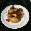 Ruri03's cooksnap of when they made こんにゃくと鶏肉の焼き肉丼.
