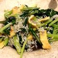 クックGD0TYG☆'s cooksnap of when they made 小松菜、しらす、油揚げのカリッとサラダ.