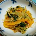 まゆこ♡'s cooksnap of when they made 水菜とパプリカのさっぱり胡麻和え♪.