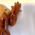380325's cooksnap of when they made ウインナーdeパイナップル【キャラ弁に】.