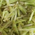 花きち's cooksnap of when they made 【簡単おつまみ⑤】ブロッコリーの茎ナムル.