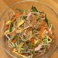 ちこ＆たこ's cooksnap of when they made もやしとしらたきで＊まんぷく中華サラダ＊.