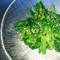 ✤おかわり✤'s cooksnap of when they made 食べやすい♪ツルムラサキの和風ナムル.