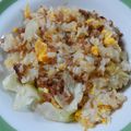 クックメイ☆'s cooksnap of when they made 肉味噌レタスチャーハン.
