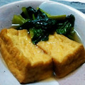 まぶたん's cooksnap of when they made 小松菜と絹揚げの煮びたし.