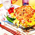 lucey☆girl's cooksnap of when they made 簡単！フワフワお好み焼きを焼くコツ♡.