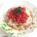 Pognu's cooksnap of when they made 爽やかトマトのぶっかけ素麺.