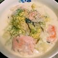 はるかのはは's cooksnap of when they made 絶品♡鮭とカリフラワーのチーズクリーム煮.