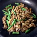 ともんちママ's cooksnap of when they made 豚こまとインゲンのピリ辛炒め.