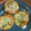 クックW1SXJ2☆'s cooksnap of when they made 超簡単！餃子の皮でパリパリのミニピザ♡.