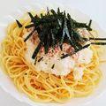 sakipuuu's cooksnap of when they made 簡単おろしとツナマヨパスタ(温、冷製).