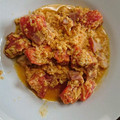 shuty5296's cooksnap of when they made 豚肉と完熟トマトの玉子炒め.