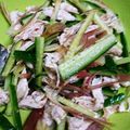 saintjordi's cooksnap of when they made ささみときゅうりとみょうがのぽん酢和え.
