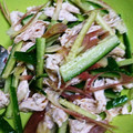 saintjordi's cooksnap of when they made ささみときゅうりとみょうがのぽん酢和え.