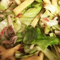 tanoyuki's cooksnap of when they made 春キャベツと桜エビのうまうま炒め♡.