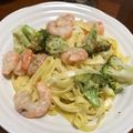 イヌチン's cooksnap of when they made 海老とブロッコリーのレモンクリームパスタ.