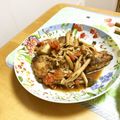 komutatata's cooksnap of when they made ✿カジキのソテー茸トマトオイル漬けソース.