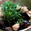 ちゃちゃまる26's cooksnap of when they made 簡単！なすと鶏のさっぱりべんりで酢煮.