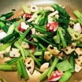 ピンキーsaya's cooksnap of when they made 優しい味。蛸の爽やかピリ辛小松菜炒め♬.