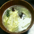 mtb2b's cooksnap of when they made ふわとろ卵と小松菜の中華スープ.