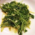 クックHRXIWV☆'s cooksnap of when they made 簡単！豆苗DEガーリックカレー炒め♪.