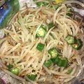 さと56's cooksnap of when they made オクラともやしのおひたし.
