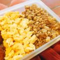 ❋ponpon❋'s cooksnap of when they made ご飯に 簡単！ 鶏そぼろ♪ そぼろ弁当に.