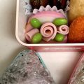 snowblue☆☆'s cooksnap of when they made お弁当に*＾-＾*お花ハムかまぼこ.