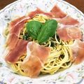 こゆり0204's cooksnap of when they made アンチョビ入りジェノベーゼパスタ.