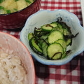 みゆwaco 's cooksnap of when they made ふりふり簡単★きゅうりと塩昆布の酢の物.