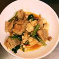 のえもゆ's cooksnap of when they made 豚バラ肉と豆腐の中華風いため.