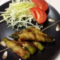 ぽちこ（マイ）'s cooksnap of when they made 照りウマ生姜焼き風アスパラの豚肉巻き.