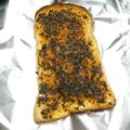ねぞろ's cooksnap of when they made バジルでイタリアンなトースト.