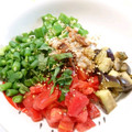 クックV8M6MF☆'s cooksnap of when they made 簡単！納豆と夏野菜のさっぱりそうめん.