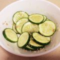 aus55's cooksnap of when they made ズッキーニナムル.