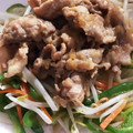 もんずん's cooksnap of when they made 簡単なのに豪華で激安！豚ともやし炒め♪.