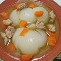 あいｾﾝｾｲ's cooksnap of when they made レンジ圧力鍋de♡とろとろ玉ねぎスープ.