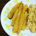 cana226's cooksnap of when they made ヤングコーンで焼きとうもろこし(^^).