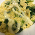 クック4CX9NN☆'s cooksnap of when they made ★ほうれん草と卵のチーズ炒め★.