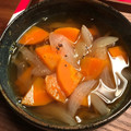 なつ★なつ's cooksnap of when they made 人参と玉葱の和風スープ:-).