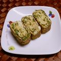 のば☀のば's cooksnap of when they made ピーマン入りの玉子焼き.