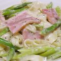 Rick_t's cooksnap of when they made 簡単！アスパラのクリームパスタ.