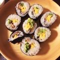 miku77's cooksnap of when they made 簡単旨い！豚こまコチュジャン炒めキンパ☆.