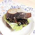 遥か遠くにいくはるか's cooksnap of when they made ひじきの煮物とクリームチーズのサンド.