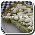 surirera's cooksnap of when they made 小腹が空いたら☆　簡単バジルトースト～♪.