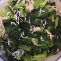 クックYEPDPQ☆'s cooksnap of when they made しらす干しと小松菜の炒め物.