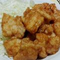 え〜りぃ's cooksnap of when they made 鶏胸肉の一口柔らかしょうが焼き.
