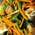 ポチわんこ's cooksnap of when they made 小松菜と竹輪のわさび和え.