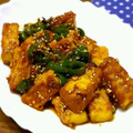 pantera824's cooksnap of when they made ♫厚揚げとピーマンのサムジャン炒め❀.